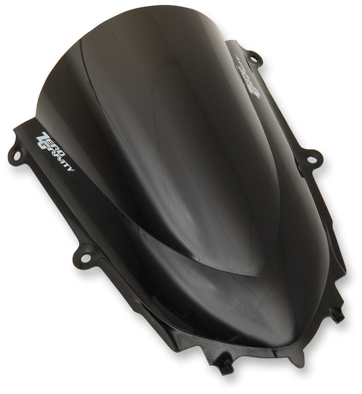 ZERO GRAVITY DOUBLE BUBBLE WINDSCREEN - DARK SMOKE - YZF-R6 17-20 16-581-19
