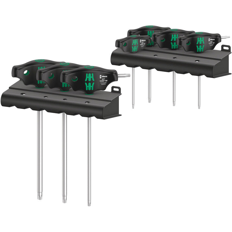 WERA HF SET 7PC T-HANDLE TORX DRIVER WITH HOLDING FUNCT 05023452001