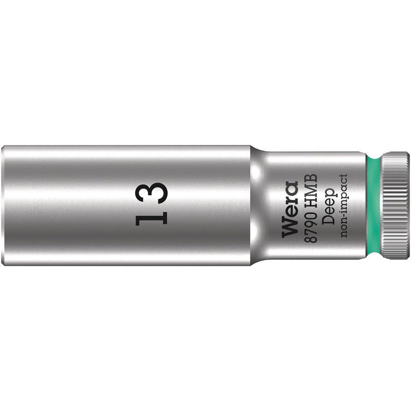 WERA 3/8" DRIVE SOCKETS  DEEP  6POINT SW 8 MM 05004530001