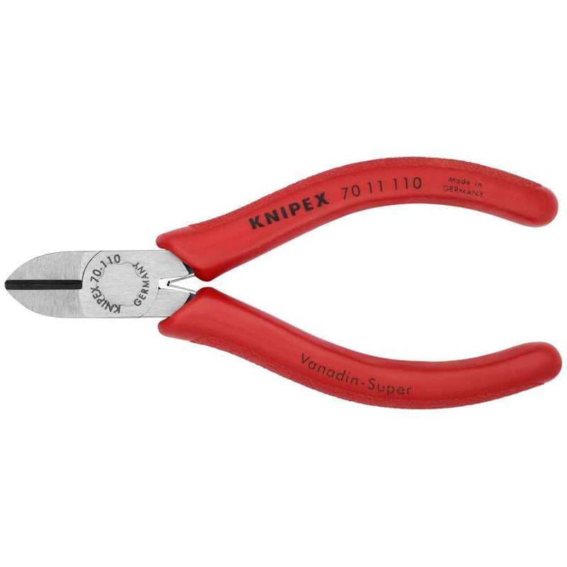 KNIPEX DIAGONAL CUTTERS 4 1/4" 70 11 110