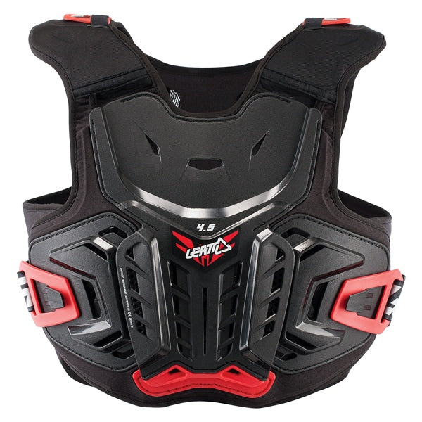 LEATT CHEST PROTEC 4.5 JR BK/RD S/M LEATT 5017120115