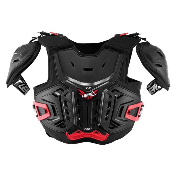 LEATT CHEST PROTEC 4.5 PRO JR BK/RD S/M LEATT 5017120130