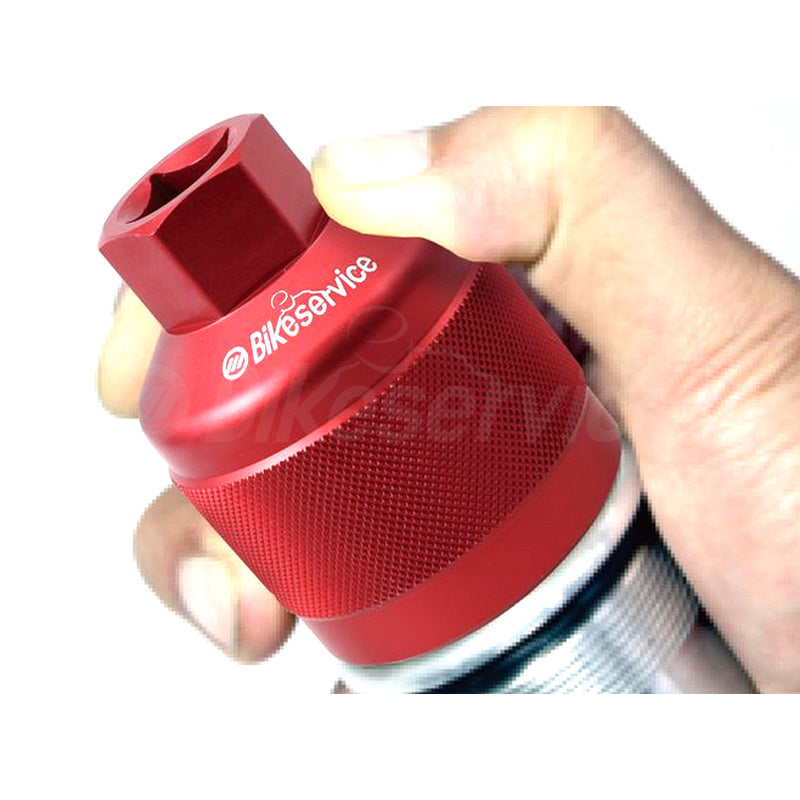 BIKE SERVICE FORK CAP SOCKET FOR OHLINS 50MM FORK BSD50006