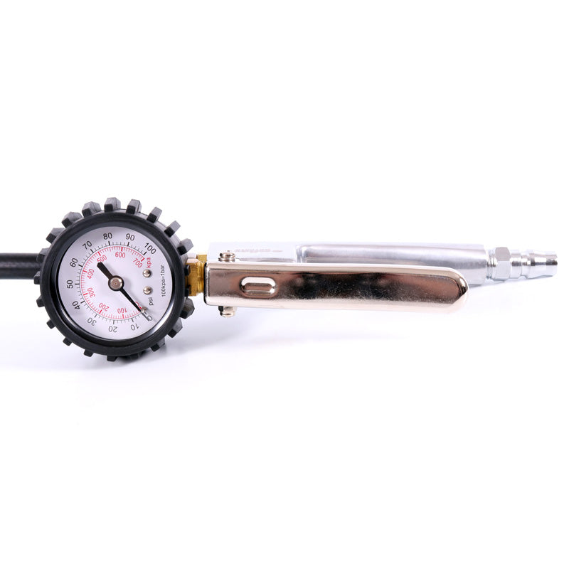 BIKE SERVICE 2'TIRE INFLATOR DIAL GAUGE 0-100PSI/700 KPA BS70010