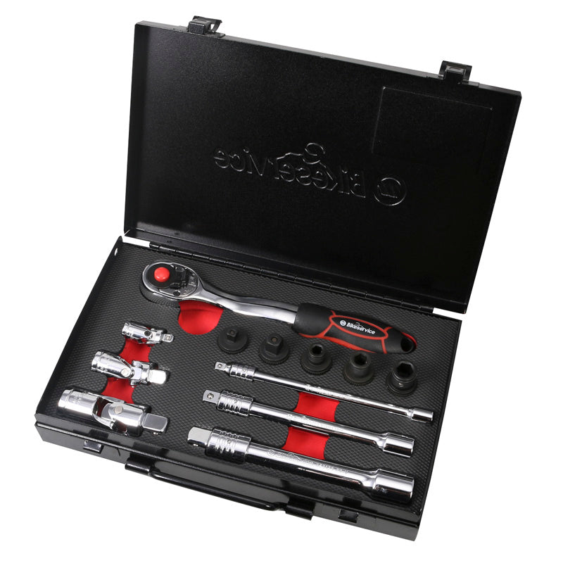 BIKE SERVICE 12PCS MULTI-FUNCTIONAL PRACTICAL WRENCH SET BS80056
