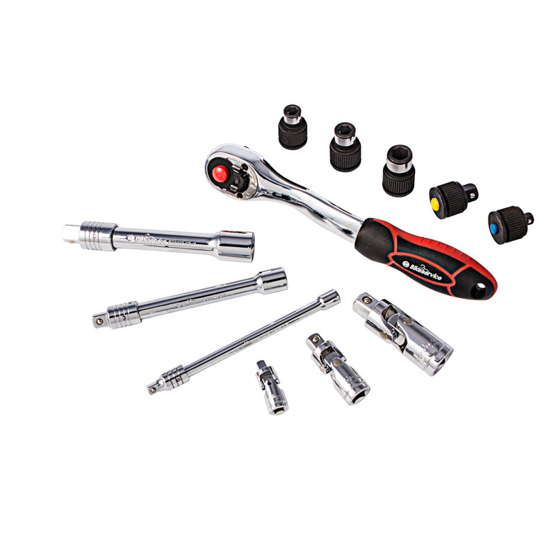 BIKE SERVICE 12PCS MULTI-FUNCTIONAL PRACTICAL WRENCH SET BS80056