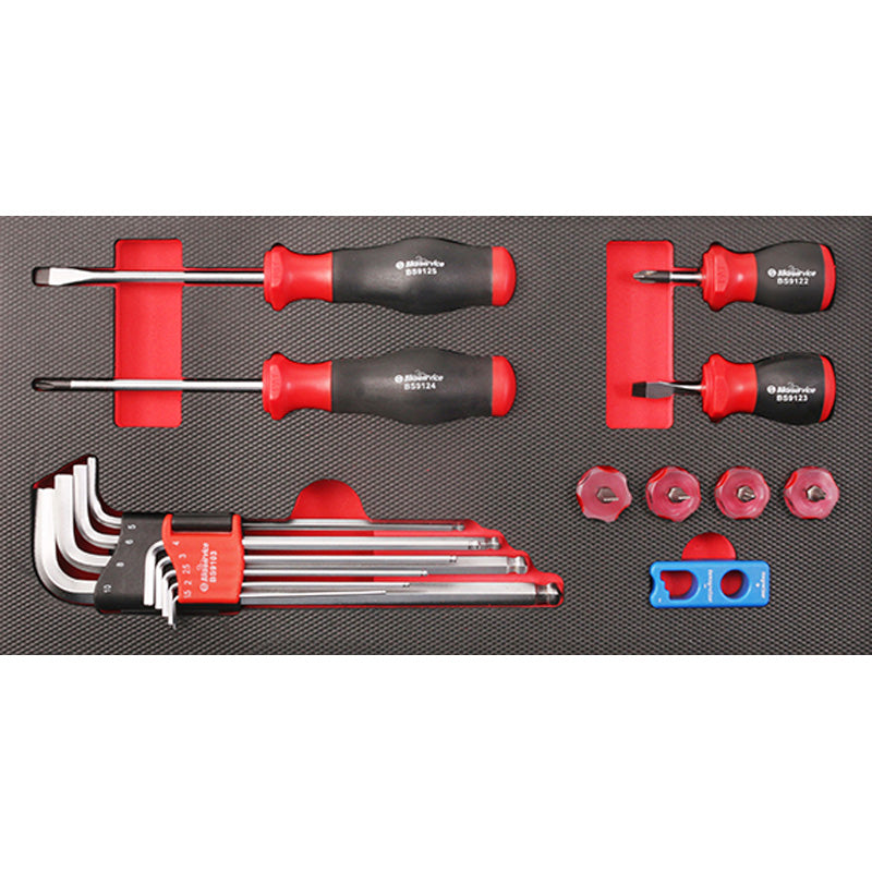 BIKE SERVICE 1 7PC HANDY SCREWDRIVER AND HEX KEY SET BS80074