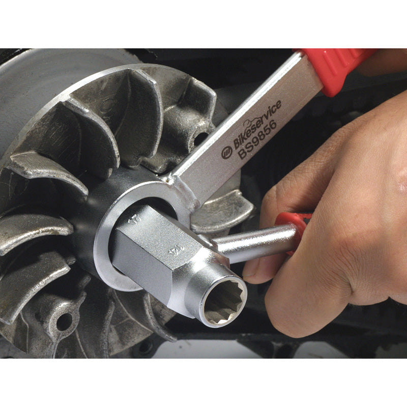 BIKE SERVICE DUAL ENDS PULLEY NUT WRENCH 14/17MM BS9853