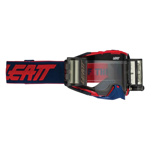 LEATT GOGG VELOCITY 6.5 ROLL-OFF RD/BL CLR 8021700460