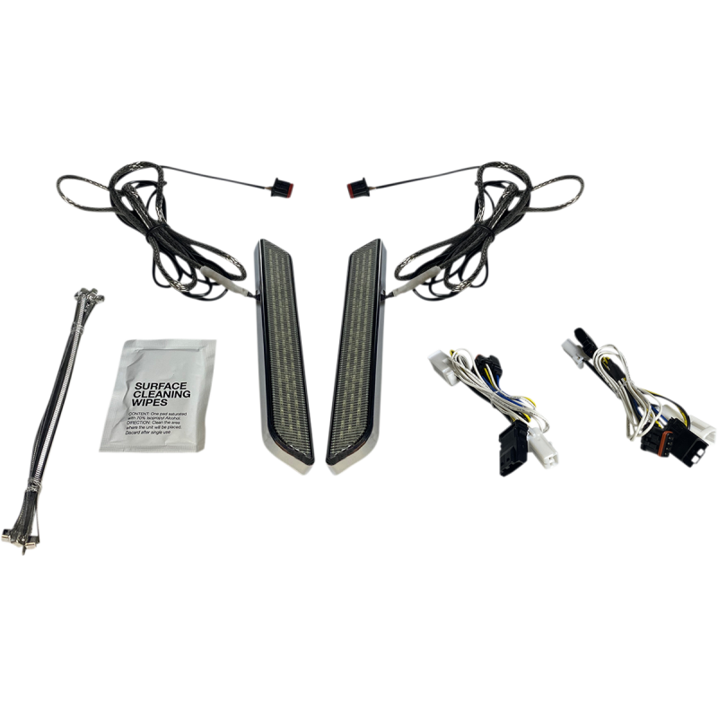 CUSTOM DYNAMICS LIGHT LED FORK SMK CHR CD-FORK-BCM-SC