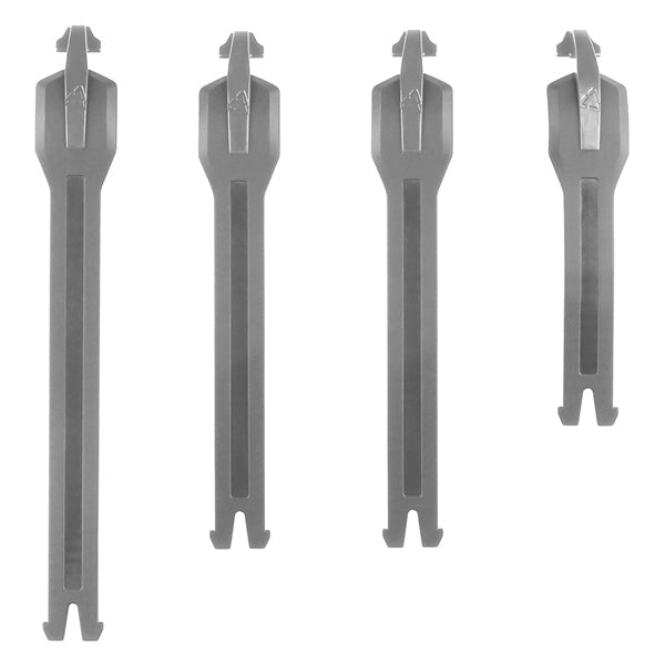 LEATT STRAP KIT 4.5/5.5 FLEXLOCK QTY4 COOL GY 3021200370