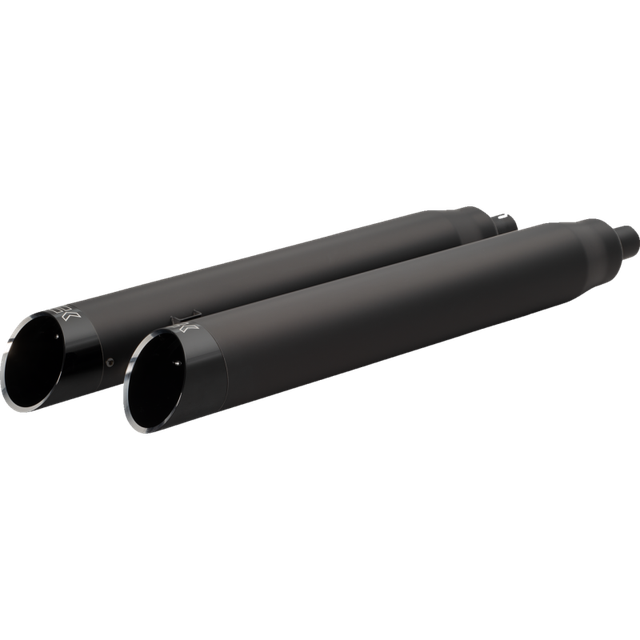 KHROME WERKS 4-1/2" WAR HAMMER MUFFLERS BLACK 202235