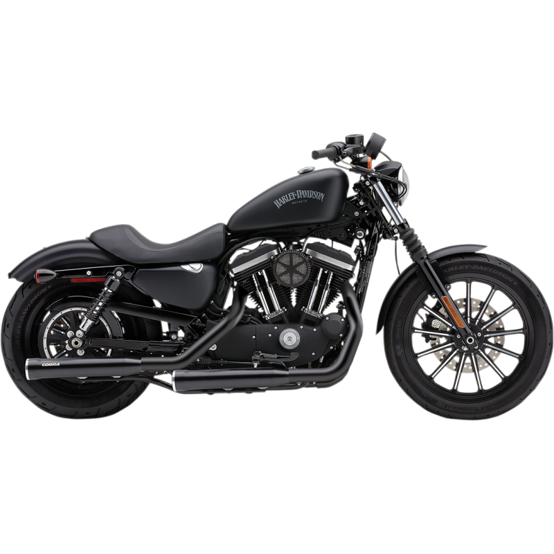 COBRA 14-17 XL 3" SO W/RACE-PRO TIP BLACK 6081RB