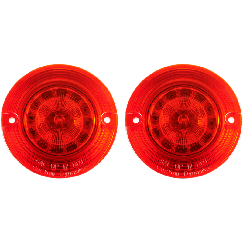 CUSTOM DYNAMICS SIGNAL INSRT FLAT 1157RED PB-R-1157-T