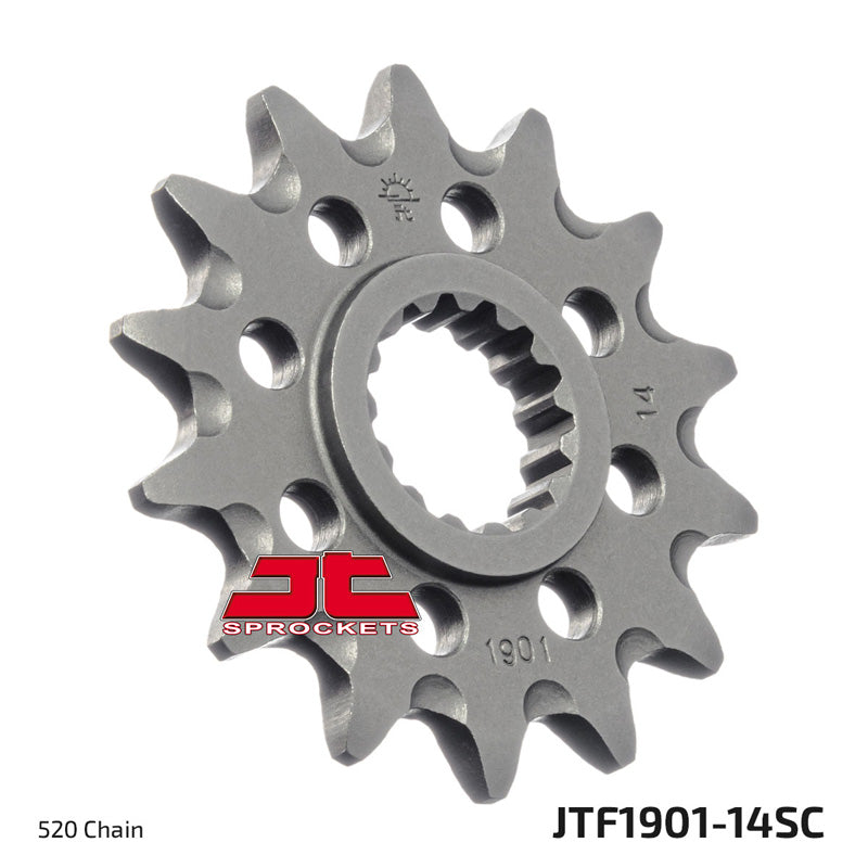 JT SPROCKETS FRONT SPR.14T/SC KTM/HUS 250-300-360-400-500 99-11 JTF1901_14SC