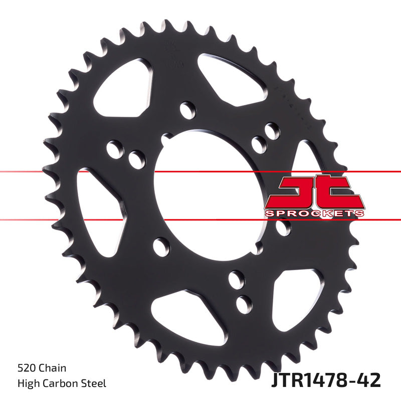 JT SPROCKETS SPR.42T KXT250 84-85 OE ZX7RR CONV 520  ATV POL JTR1478_42