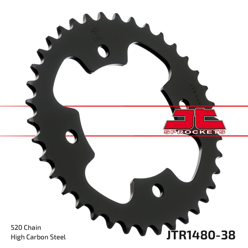 JT SPROCKETS SPR.38T PRED 500 05-07 450/525 OUTLAW 08-10 OE JTR1480_38