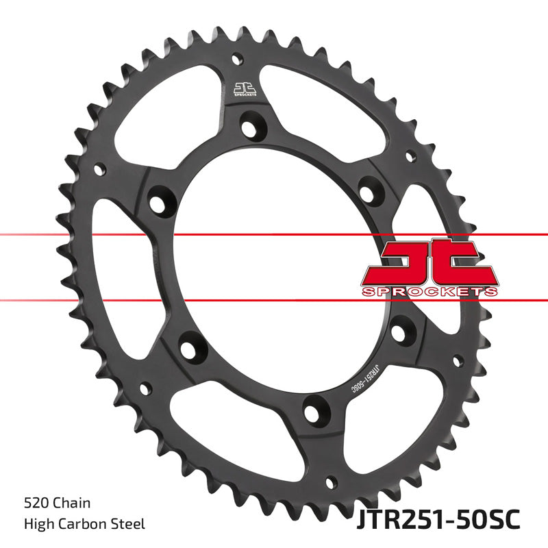 JT SPROCKETS SPR.50T SC WR250/450F 10-19/YZ250F 12-21 OE JTR251_50SC