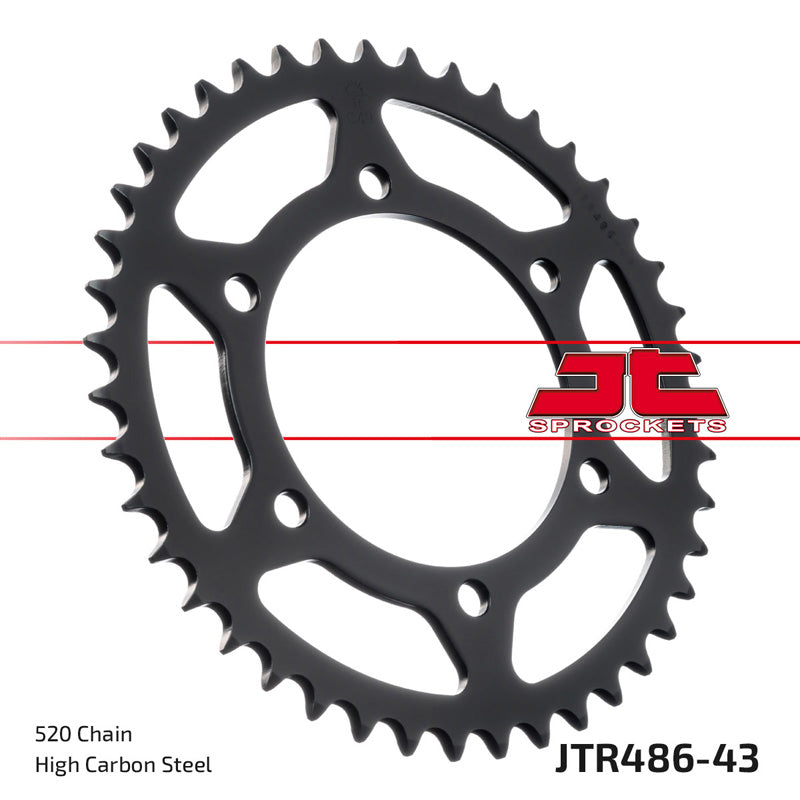 JT SPROCKETS SPR.43T NINJA 500R 06-09 / YZF-R6 CONV 520 06-11 JTR486_43