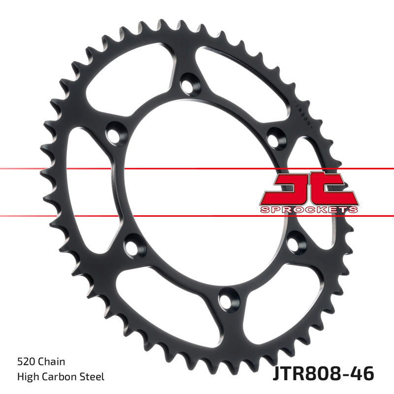 JT SPROCKETS SPR.46T RM125 06-09/DRZ250 01-07/RMZ250/450 08-10 JTR808_46