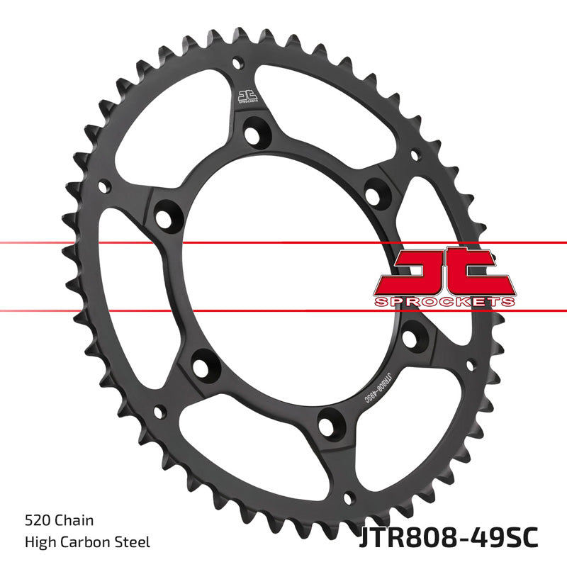 JT SPROCKETS SPR.49T SC RM125 01-04/DRZ250/RMZ250 10-20 OE JTR808_49SC