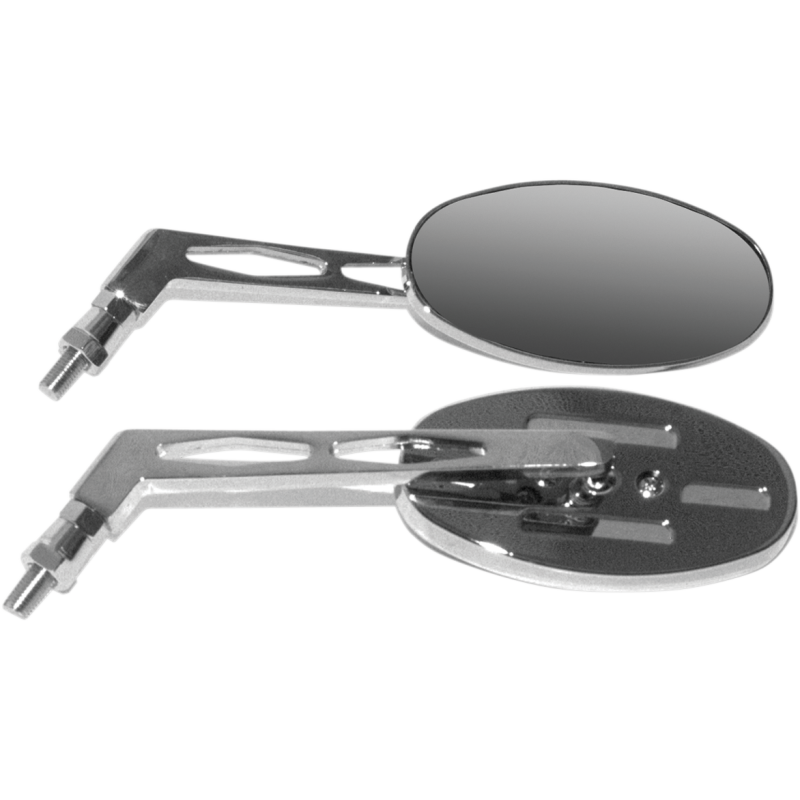 EMGO MIRROR OVAL BILLET L/STEM 20-26307