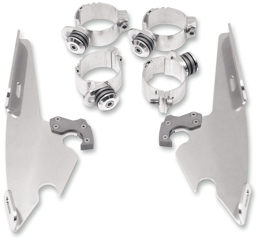 MEMPHIS SHADES HD FXD FATS/SLM BW MNT KIT POLISH MEM8976