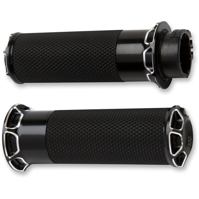 ARLEN NESS BEVELED FUSION GRIPS CABLE BLACK 07-331