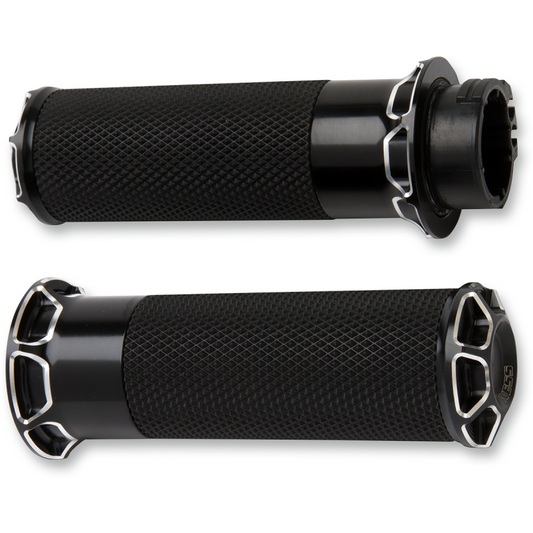 ARLEN NESS BEVELED FUSION GRIPS CABLE BLACK 07-331
