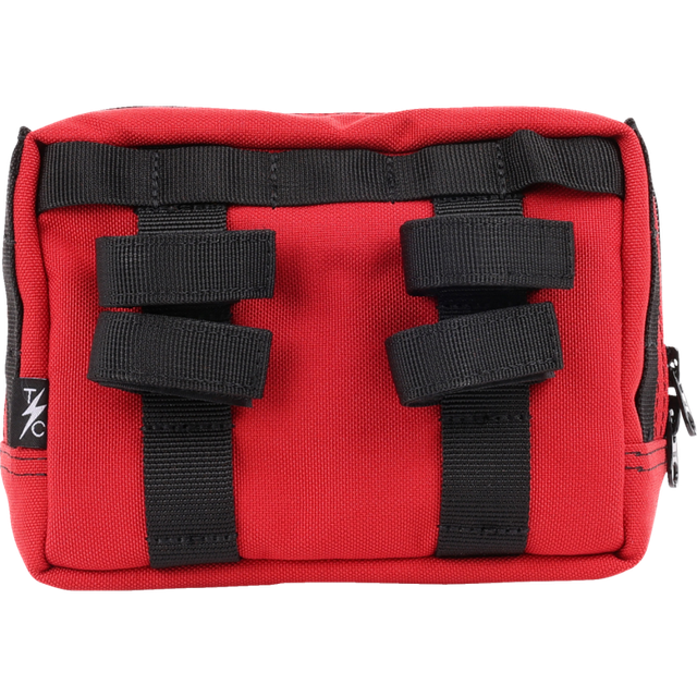 THRASHIN SUPPLY CO. BAG HANDLEBAR TSC RED THB-0015