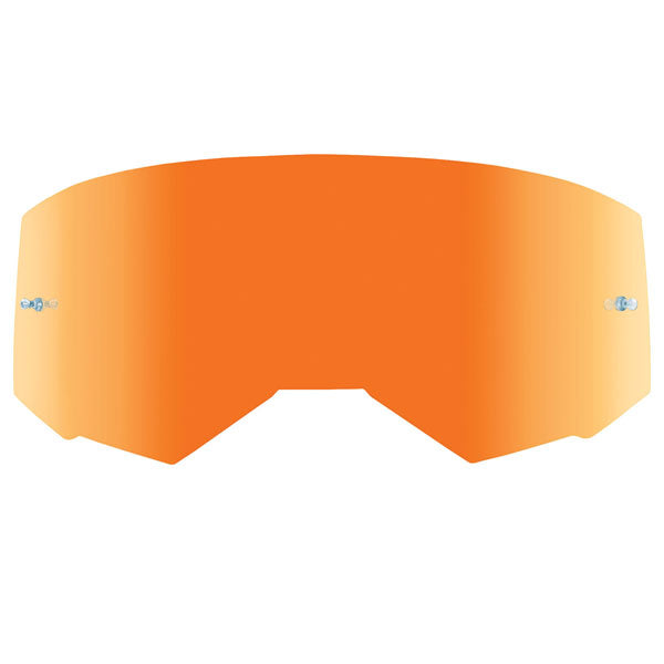 FLY RACING SINGLE LENS REPLACEMENT WITH POSTS ORANGE MIRROR/SMOKE 37-5425