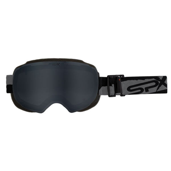 SPX MAGNETIC HEATED SNOW GOGGLE BLACK FRAME MIRROR ELECTRIC LENS 420-6502E