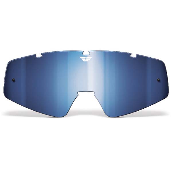 FLY RACING FOCUS/ZONE YOUTH LENS YOUTHS  CHROME / BLUE 37-2453