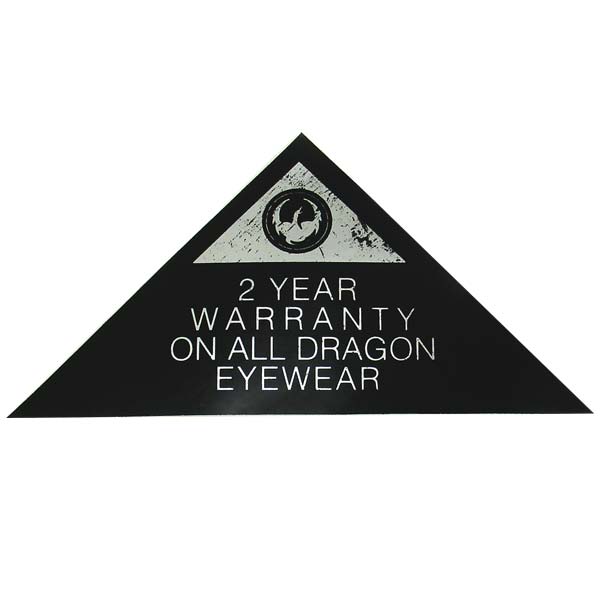 DRAGON WINDOW WARRANTY STICKER  724-2521