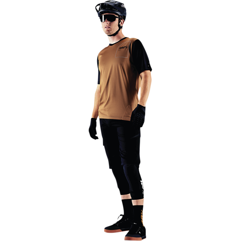 100% RIDECAMP JERSEY TERRACOTTA/BLACK MD 40027-00016