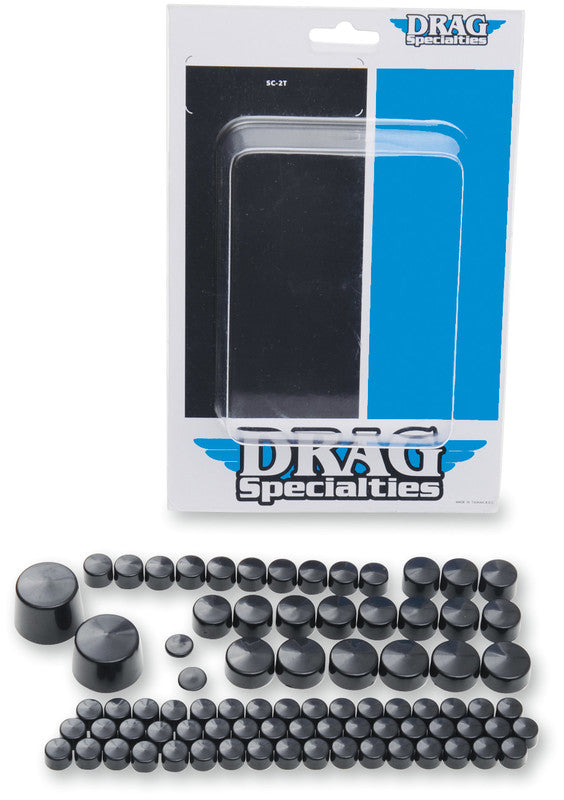 DRAG SPECIALTIES COVERS BOLT 07-10FXST BLK 352012