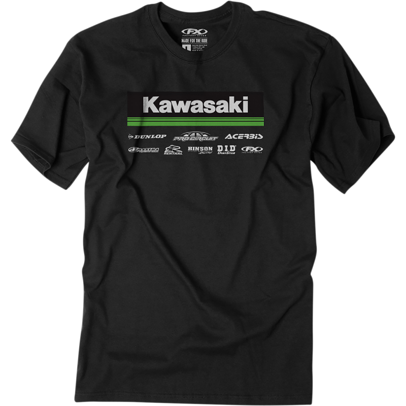 FACTORY EFFEX-APPAREL TEE KAW RACE 21 BLACK MD 24-87122