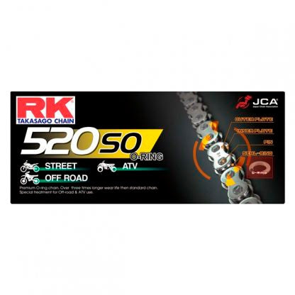 RK EXCEL 520SO 118L NATURAL RK CHAIN 520SO-118