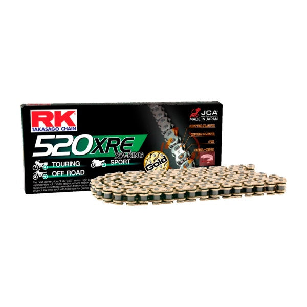 RK EXCEL 520XRE 122L GOL RK CHAIN GB520XRE-122
