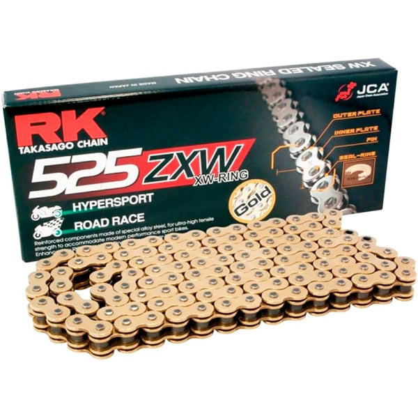 RK EXCEL 525ZXW 118L GOL RK CHAIN GB525ZXW-118