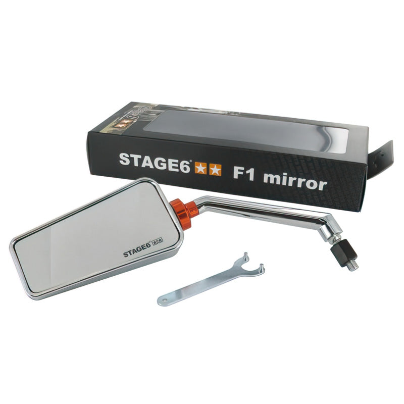 STAGE 6 MIRROR F1 LEFT M8 CHROME S6-SSP630-2L_CR