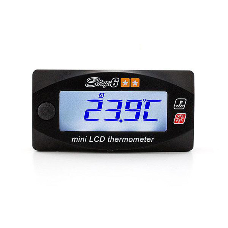 STAGE 6 TEMPERATURE GAUGE STAGE6 MKII BLACK S6-4034