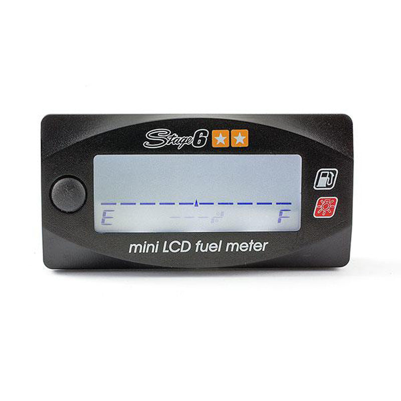 STAGE 6 FUEL GAUGE STAGE6 MKII BLACK 60X30X11.5MM S6-4036_BK
