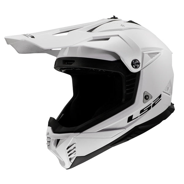 LS2 HELM GATE II SOLID GLOSS WH M LS2 708-1023