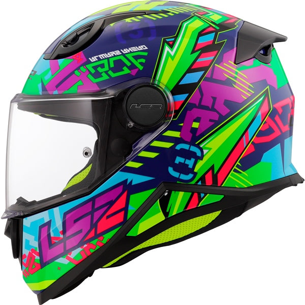 LS2 HELM KID SVENT BL/GR L 812-4334