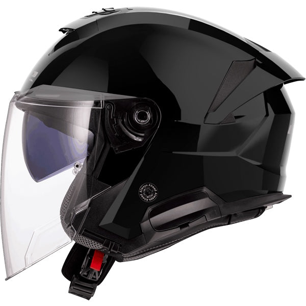 LS2 HELM VERSO II SOLID GLOSS BK  2XL 618-4616