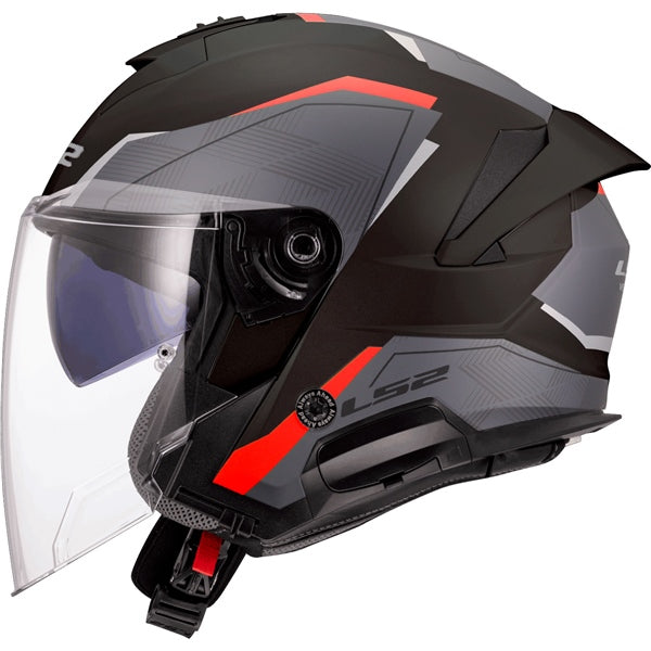 LS2 HELM VERSO II AIR BK/RD S 618-4642