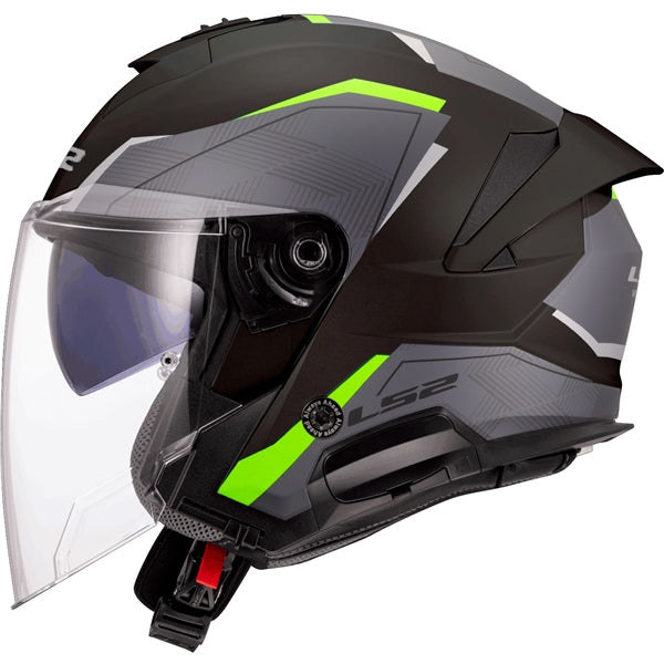 LS2 HELM VERSO II AIR MAT BK/H-VIS YE 3XL 618-4657