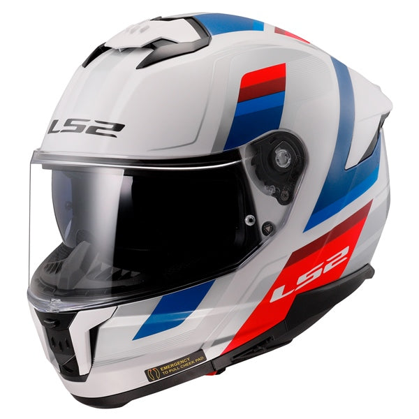 LS2 HELM STREAM II VINTAGE GLOS WH/BL/RD 2XL 808-1126