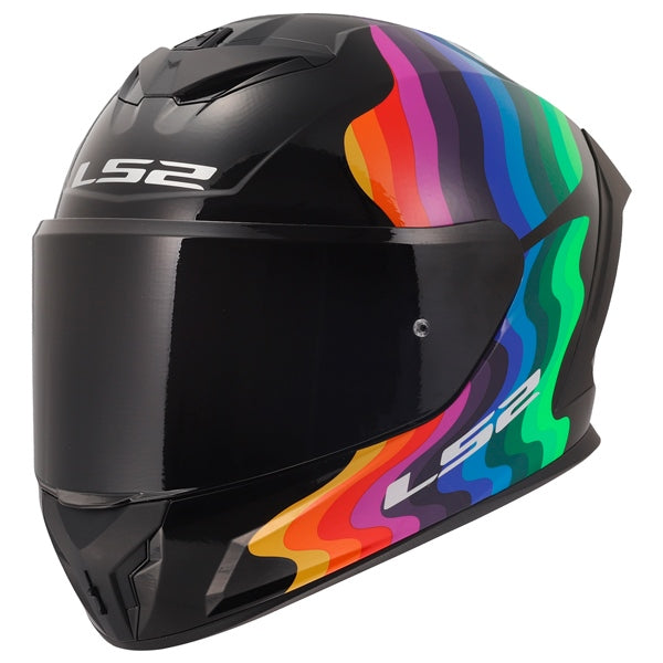 LS2 HELM RAPID III FLOW BK MULTI 2XL LS2 820-0104